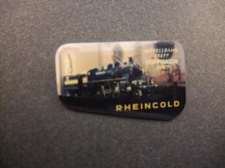 Rheingold-vleugeltrein, luxetrein ( Modellbahntreffen Göppingen) heeft gerden tussen Hoek van Holland -Amsterdam en Zwitserland